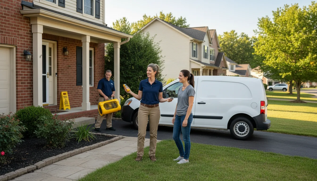 Residential water damage restoration in Hartsville, TN